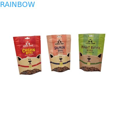 Напечатанные на заказ мешки с плоским дном с матовой поверхностью для упаковки продуктов питания