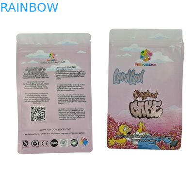 Напечатанные на заказ мяшки с плоским дном для закусок и неразрывные для упаковочных пакетов с шоколадом