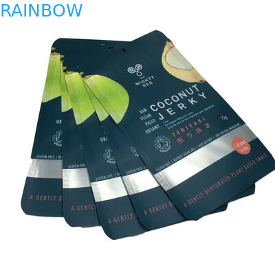 Плоские пакеты с кокосовыми хлопьями с прозрачным окном