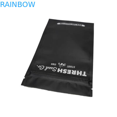 Матовый черный трехсторонний уплотнительный кабель USB Пластиковые упаковочные пакеты с молниеносной решеткой