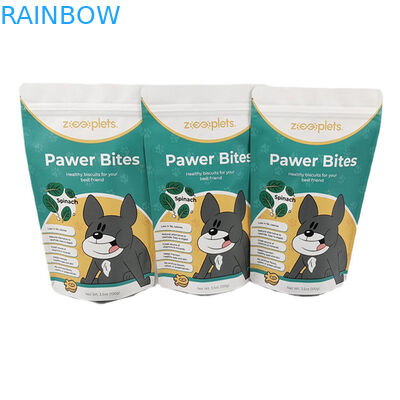 Низкий MOQ Stand Up Pouch Kraft Paper Printed Packaging Bag для домашних животных Подарок Противовоздушные пакетики с логотипом