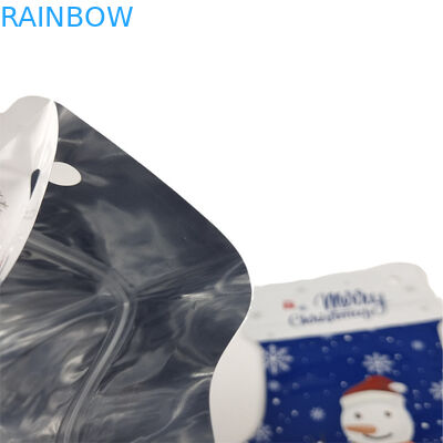 Горячая продажа на заказ Форма резки на прокат Мягкий контакт Мэйлар пакет Алюминиевая фольга Пластиковая резинка Конфеты упаковка