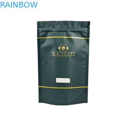 Логотип печатный многоразовый Ziplock Pouches Custom Stand Up Food Grade Coffee Bean Алюминиевая фольга Пластиковый пакет