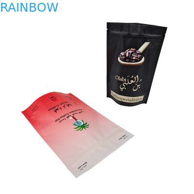 OEM Custom Printed Coffee Bags Plastic Packaging Bags Stand Up Coffee Bags With Re-sealable Zipper (Оригинальные печатные кофейные пакеты с пластиковой упаковкой)