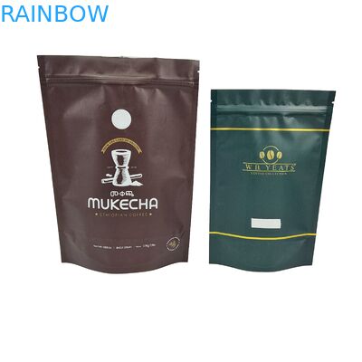 Ароматные кофейные бобы Custom Logo Digital Printed Doypack Clear Printing Stand Up Bag Кофейные бобы