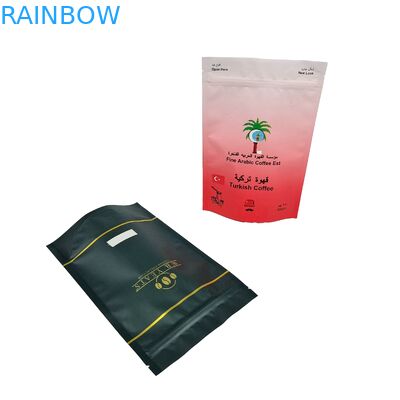 Ароматные кофейные бобы Custom Logo Digital Printed Doypack Clear Printing Stand Up Bag Кофейные бобы