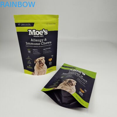 Поднимите бумажный пакет Kraft с влагостойким резьбой для пищи Мука орехи Рис Чая Специи Хранение Упаковка Doypacks