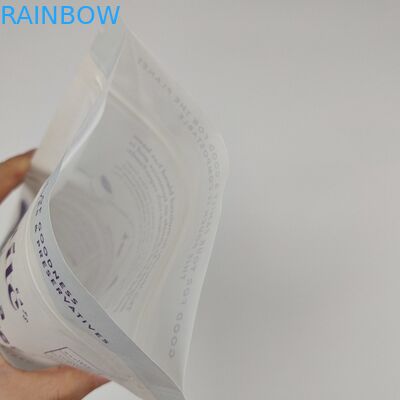 Бесплатный образец перерабатываемый Doypack Zipper Kraft Paper Bags Custom Tea Bags Ziplock White Stand Up Pouch