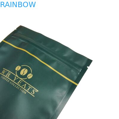 Дизайн на заказ Печатная влагостойкая алюминиевая фольга Mylar Packaging Ziplock Bags For Cocoa Coffee