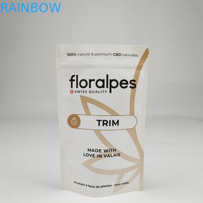 Биоразлагаемая белая бумажная кофейная пачка для кофейных пакетов