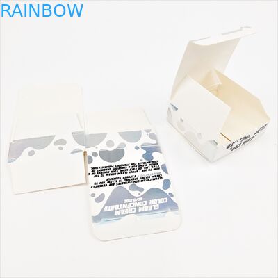 Глянцевая поверхность отделка складной коробки Пакет 350 г толщины и более