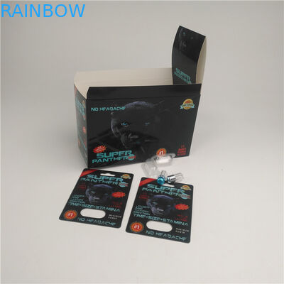 Премиум-900k 3D бумажная карточка для секса носорог мужской улучшения таблеток