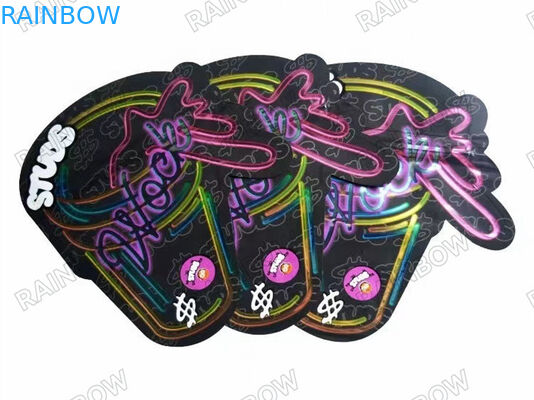 Опаковка с герметичным запахом на основе травяных фимиамов Zip Lock Mylar CBD Oil Weed Hemp Bags Gravure Printing