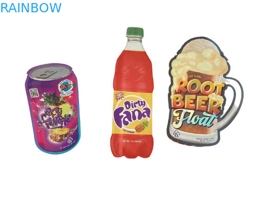 Опаковка с герметичным запахом на основе травяных фимиамов Zip Lock Mylar CBD Oil Weed Hemp Bags Gravure Printing