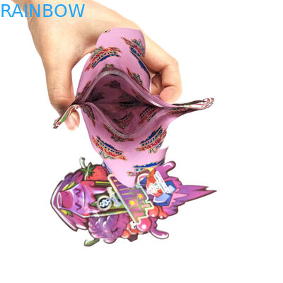 Специальный дизайн Печатный нерегулярный перезамыкающийся рюкзак 3,5-грамовый специальный пластиковый пакет