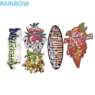 Специальный дизайн Печатный нерегулярный перезамыкающийся рюкзак 3,5-грамовый специальный пластиковый пакет