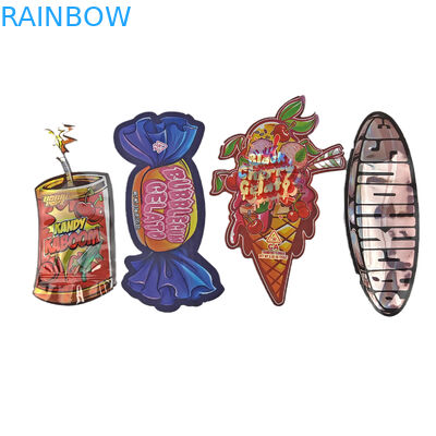 Специальный дизайн Печатный нерегулярный перезамыкающийся рюкзак 3,5-грамовый специальный пластиковый пакет