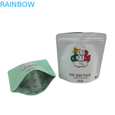 Настраиваемая цветовая упаковка с травяным лакомством с структурой PET для цветного типа CMYK