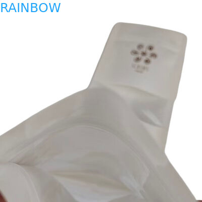 Прозрачное окно Пластиковые рюкзаки с резьбой Стоящий мешок фольга Ламинированная цифровая печать