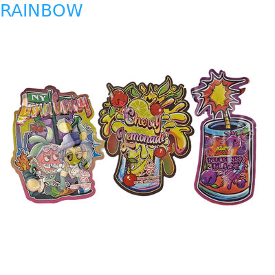 Изготовленные на заказ пищевые пакеты Пластиковая упаковка Специальный пластиковый мешок с застежкой 3,5 г