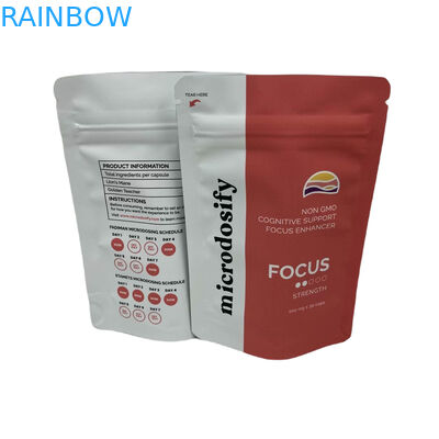 Медицинский травяной лист с тремя боковыми уплотнениями, мешок без запаха, мешки Майлар на заказ с окном.