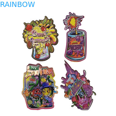 3.5g 7g 14g Специальная форма Plasci упаковочный пакет Голограммный запахоустойчивый пластиковый резка на заказ закуска печенье закуска мешки