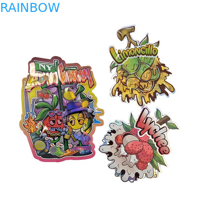 Высококачественный логотип специальной формы без запаха циплок нерегулярный уникальный резка 3,5 г мешки Майлар для сладостей печенья