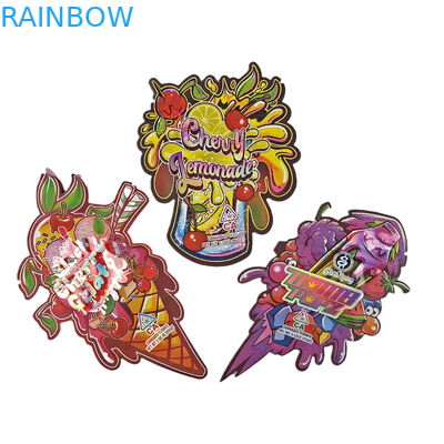 Оптовая торговля 3,5г Заказные мешки с резкой резьбой для упаковки продуктов питания