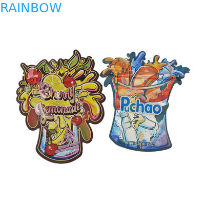 Оптовая торговля 3,5г Заказные мешки с резкой резьбой для упаковки продуктов питания