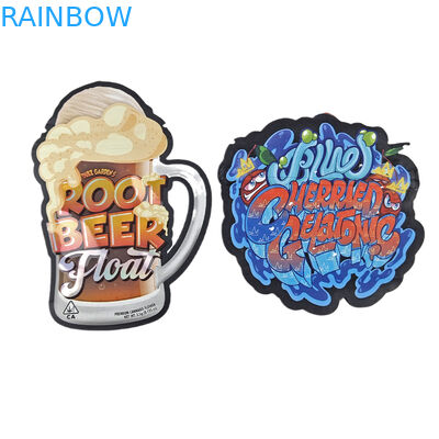 Неравномерная упаковка с настройкой на заказ с циплок голографической фольгой 3,5 г.