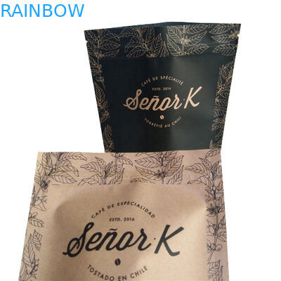 Плоский нижний мешок пищевая упаковка пленка простой белый печатный верх заполнение с воздушным клапаном