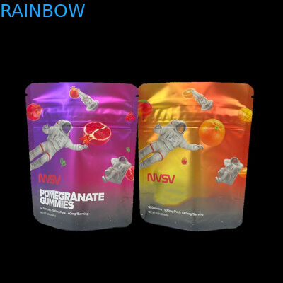 3.5 грамм Пластиковые пакеты Опаковка настраиваемая этикетка Печатные печенье CBD