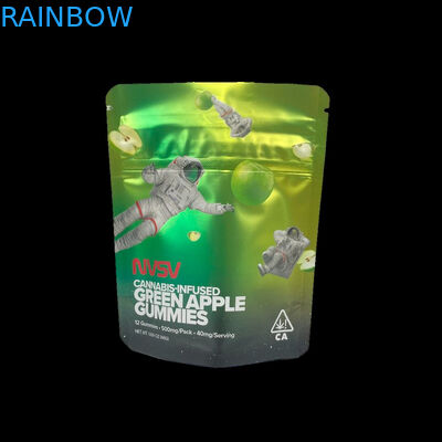 3.5 грамм Пластиковые пакеты Опаковка настраиваемая этикетка Печатные печенье CBD