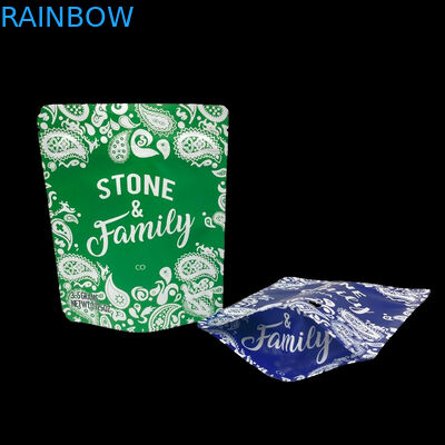 3.5 грамм Пластиковые пакеты Опаковка настраиваемая этикетка Печатные печенье CBD