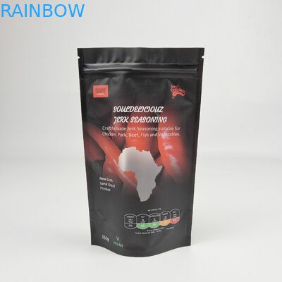 Повторно закрываемый матовый полноцветный пакет Стоять вверх Пакет из алюминиевой фольги Упаковка Zip Lock Bag Doypack Mylar Food Packaging Bag