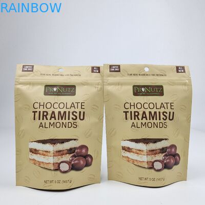 Настраиваемая Matt Surface Цифровая печать Пластмассовый Zip Lock Перезамыкаемая пластиковая упаковка печати пищевой продукции