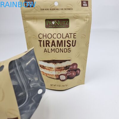 Настраиваемая Matt Surface Цифровая печать Пластмассовый Zip Lock Перезамыкаемая пластиковая упаковка печати пищевой продукции