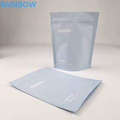 Экологически чистый стойкий мешок пищевой класса Zip Lock Тепловая печать Напечатанная биоразлагаемая специальная пищевая Kraft бумажная сумка