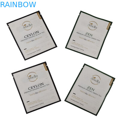 На заказ Компостируемый мелкий пакет для чая Кофе порошок Биоразлагаемый бумажный пакет для резинки