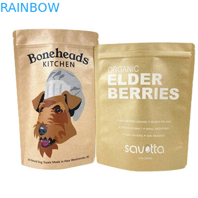 На заказ биоразлагаемые белые бумажные пакеты из крафт-бумаги для манго, орехов в порошке, пищевых продуктов для домашних животных, бумажные пакеты для упаковки без запаха