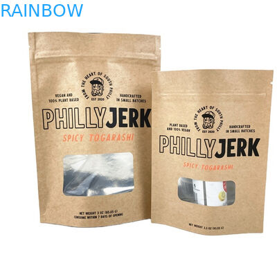 Пищевые пакеты из крафт-бумаги для манго в порошке съедобные продукты печенье орехи пищевые продукты для домашних животных экологически чистый чай оставьте запахоустойчивый бумажный мешок