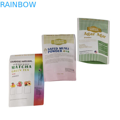 Оптовая розничная печатная бумажная сумка для пищи Мука Орехи Рис Чая Специи Биоразлагаемые мешки Mylar