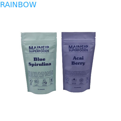 Цифровой печатный Mylar Pouches Противопопашный кофейный порошок упаковка Stand Up Zip Lock Bag с алюминиевой фольгой