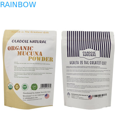 По заказам белые бумажные пакеты для печенья, пищевых продуктов, порошка для чая, пищевые продукты для домашних животных, биоразлагаемые пакеты