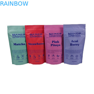 Цифровой печатный пакет для упаковки горячего какао-порошка, кофейный порошок, пластиковые пакеты с перекрываемым замком