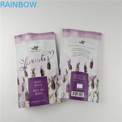 Размер и цвета на заказ Попаковка Мат Алюминиевая фольга Ванная соль Стоять вверх Сумка Ziplock Doypack