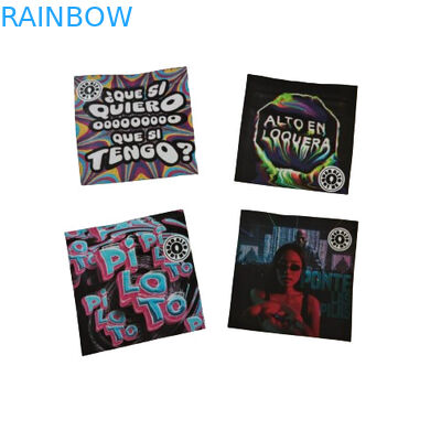 Противовоздушные пробные пакеты с прозрачным окном, упаковка в виде порошка, пластиковый пакет