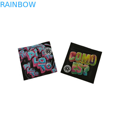 Противовоздушные пробные пакеты с прозрачным окном, упаковка в виде порошка, пластиковый пакет