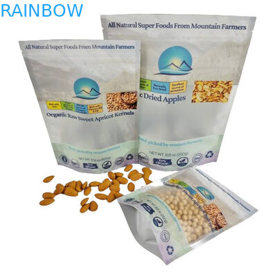 Оптовая продажа на заказ перезамыкаемые полиэтиленовые пакеты чайная упаковка стоять вверх пакетик Zip Lock Bag