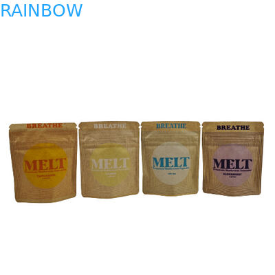 Настроенный пакет для подъема экологически чистый биоразлагаемая упаковка Kraft косметический пакет для подъема